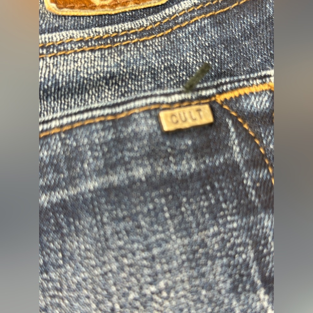 Cult of Individuality Bohemi bootcut destroyed jeans size 27 - Picture 6 of 14
